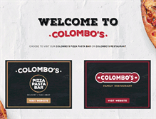 Tablet Screenshot of colombos.com.au